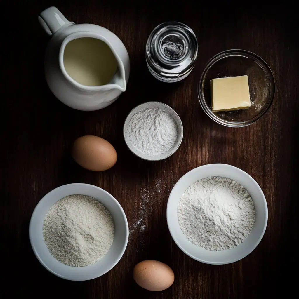 Ingredients for Traditional Filipino Uraro (Arrowroot) Cookies