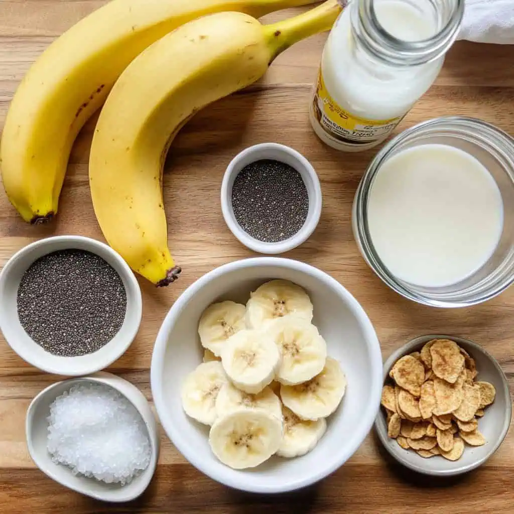 Ingredients for Saba Con Yelo