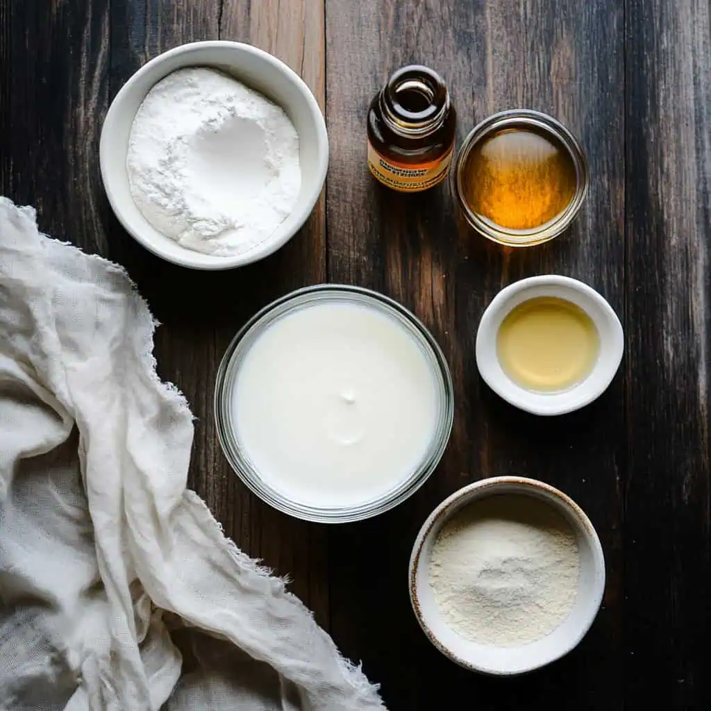 Ingredients for Homemade Goat Milk Yogurt Recipe