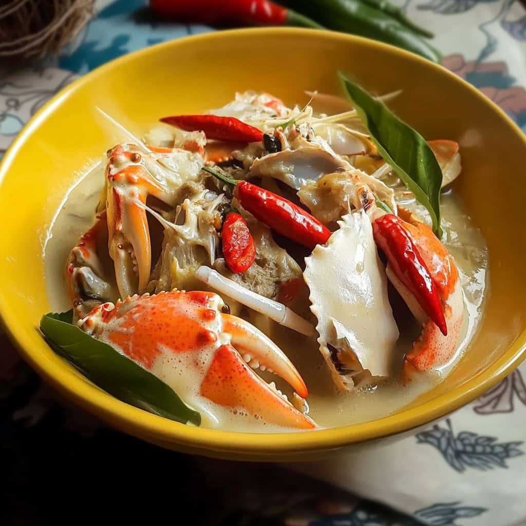 Ginataang Kamansi at Alimasag (Breadnut and Crab in Coconut Milk)