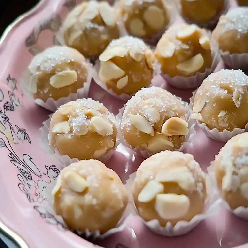 Filipino-Style Cashew Marzipan Balls Recipe