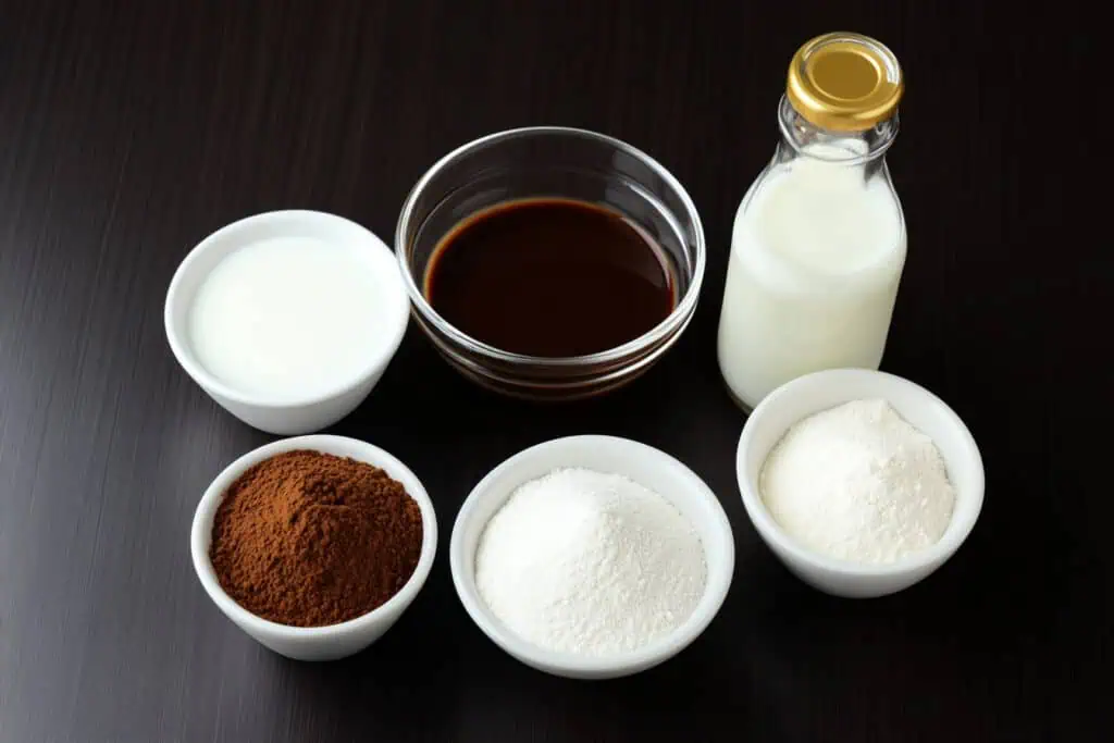 Ingredients for Filipino Choco Jelly 