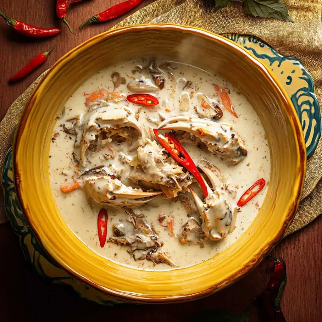 Ginataang Kamansi at Alimasag (Breadnut and Crab in Coconut Milk)