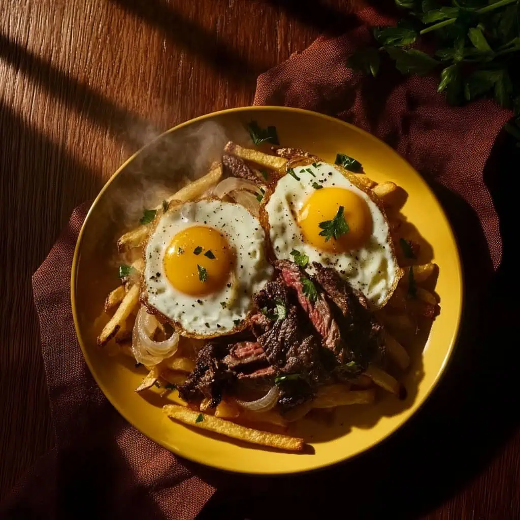 Chilean Chorrillana (Bistec a la Chorrillana)