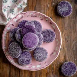 Filipino Ube Tea Cookies (Ube Shortbread Cookies)