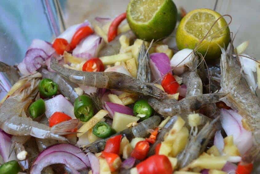 Jumping Salad Recipe (Fresh Shrimp Ceviche)