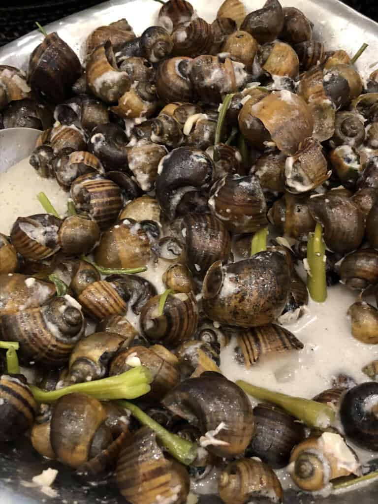 Ginataang Kuhol (Apple Snails in Coconut Milk) - Kusina Secrets