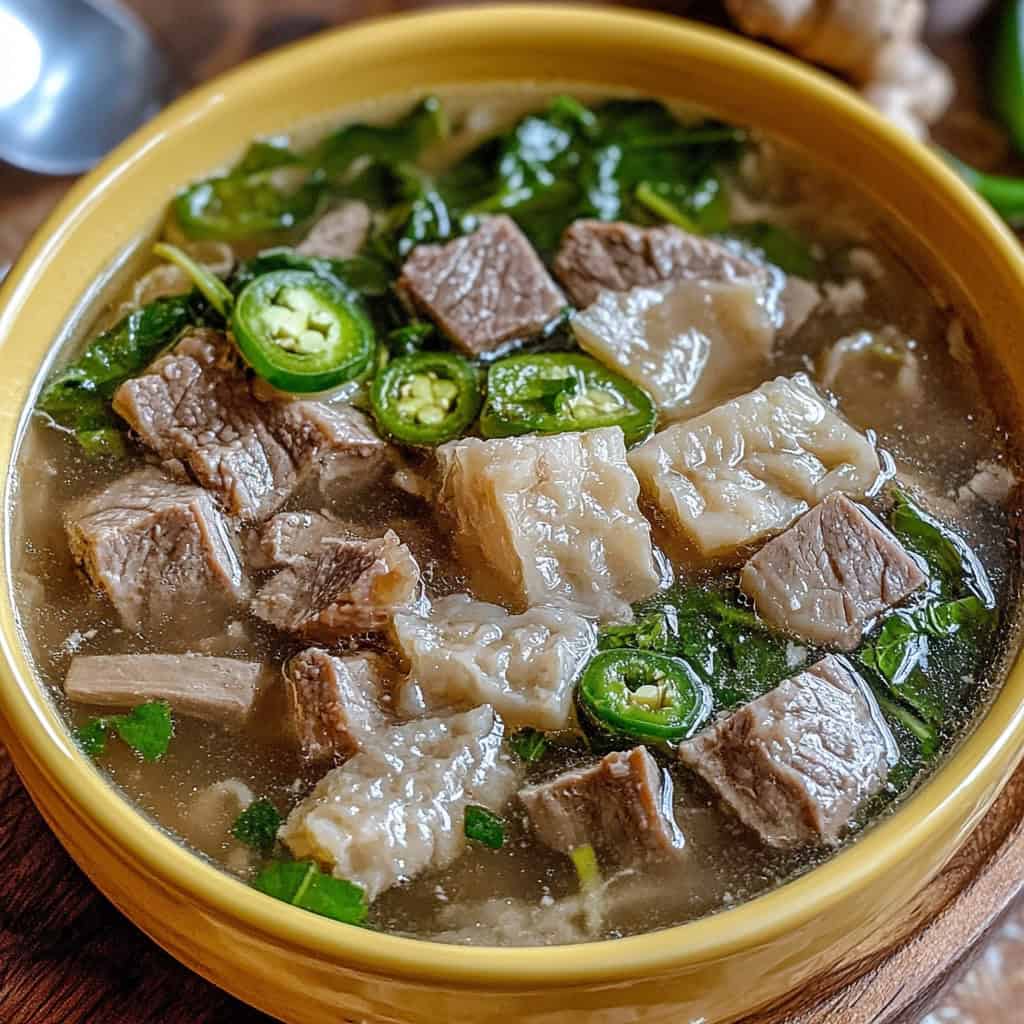 Sinanglaw: Authentic Filipino Beef and Offal Soup