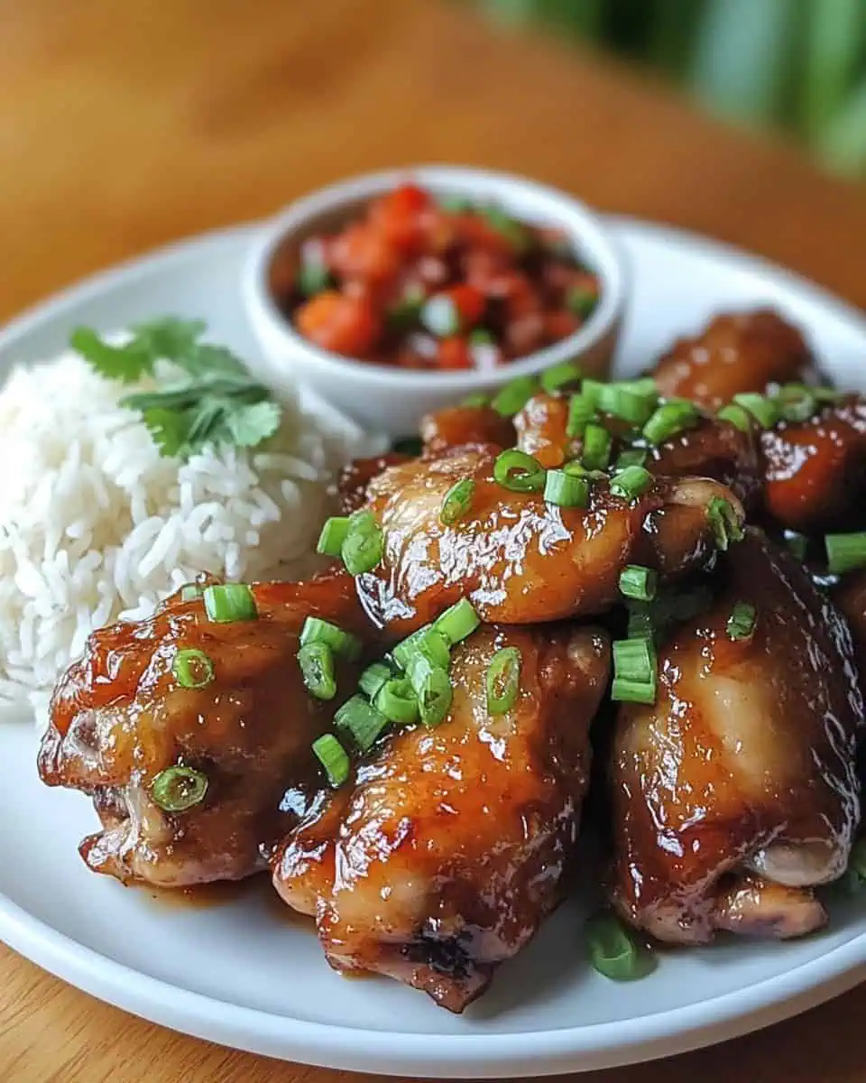Crispy Adobo Chicken Wings