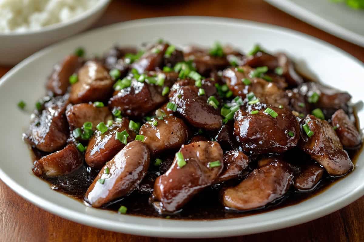 Adobong Atay ng Manok (Chicken Liver Adobo)