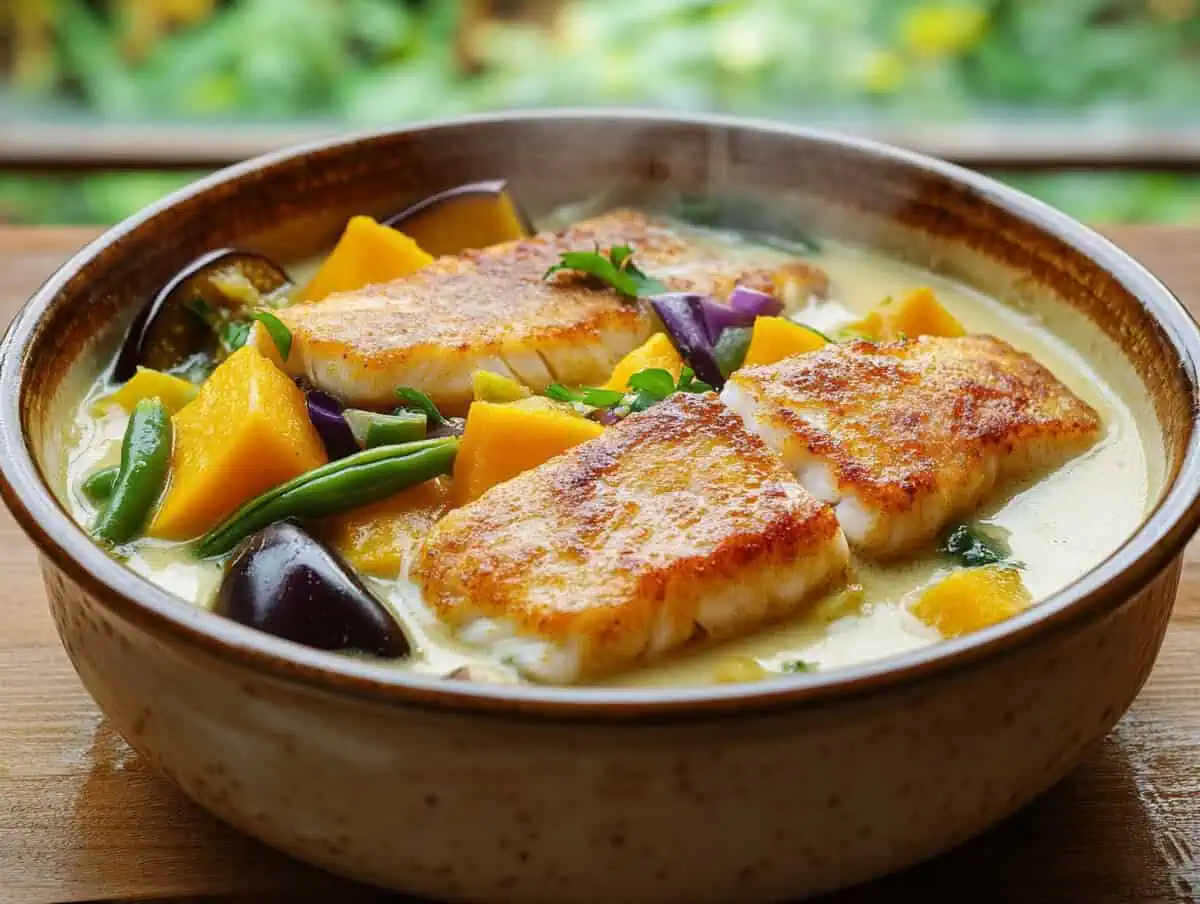 Ginataang Isda (Fish Fillet in Coconut Milk)