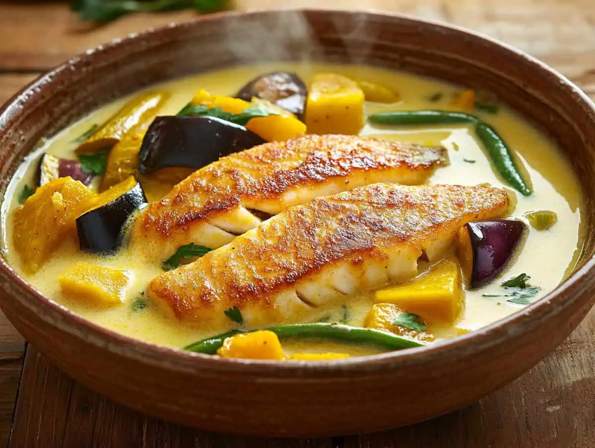 Ginataang Isda (Fish Fillet in Coconut Milk)
