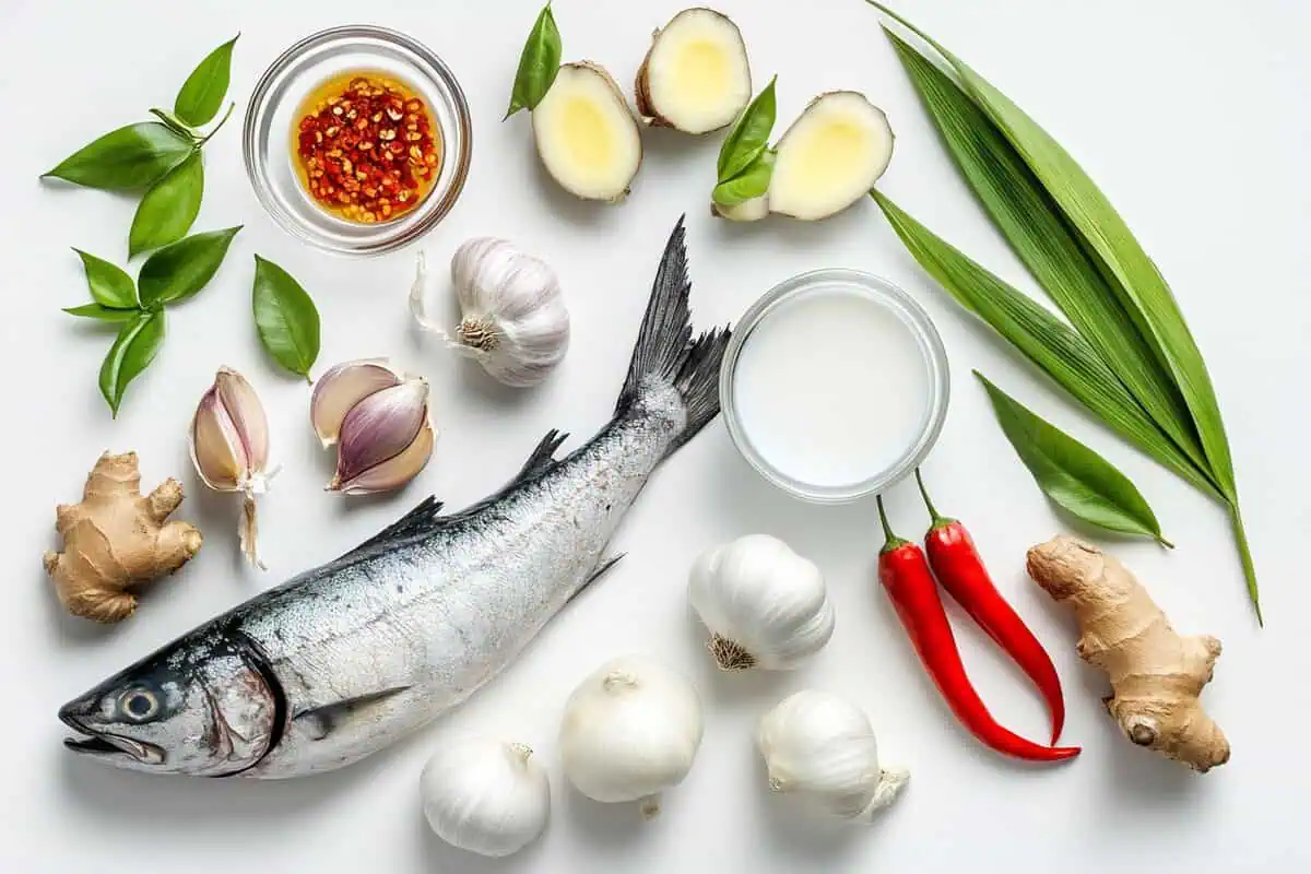 Ingredients for Ginataang Tulingan