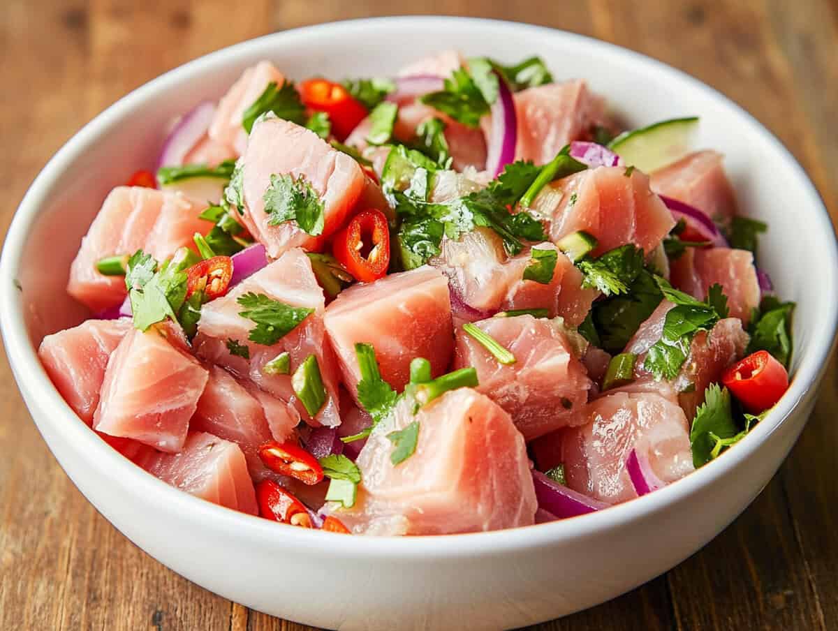 Tuna Kinilaw - Filipino Ceviche Recipe