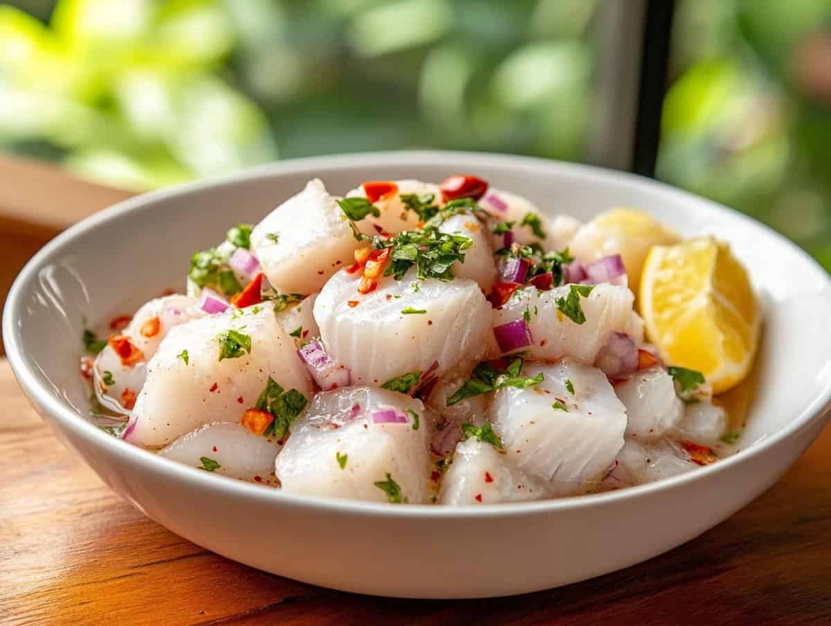 Kinilaw na Tanigue Recipe (Filipino Fish Ceviche)