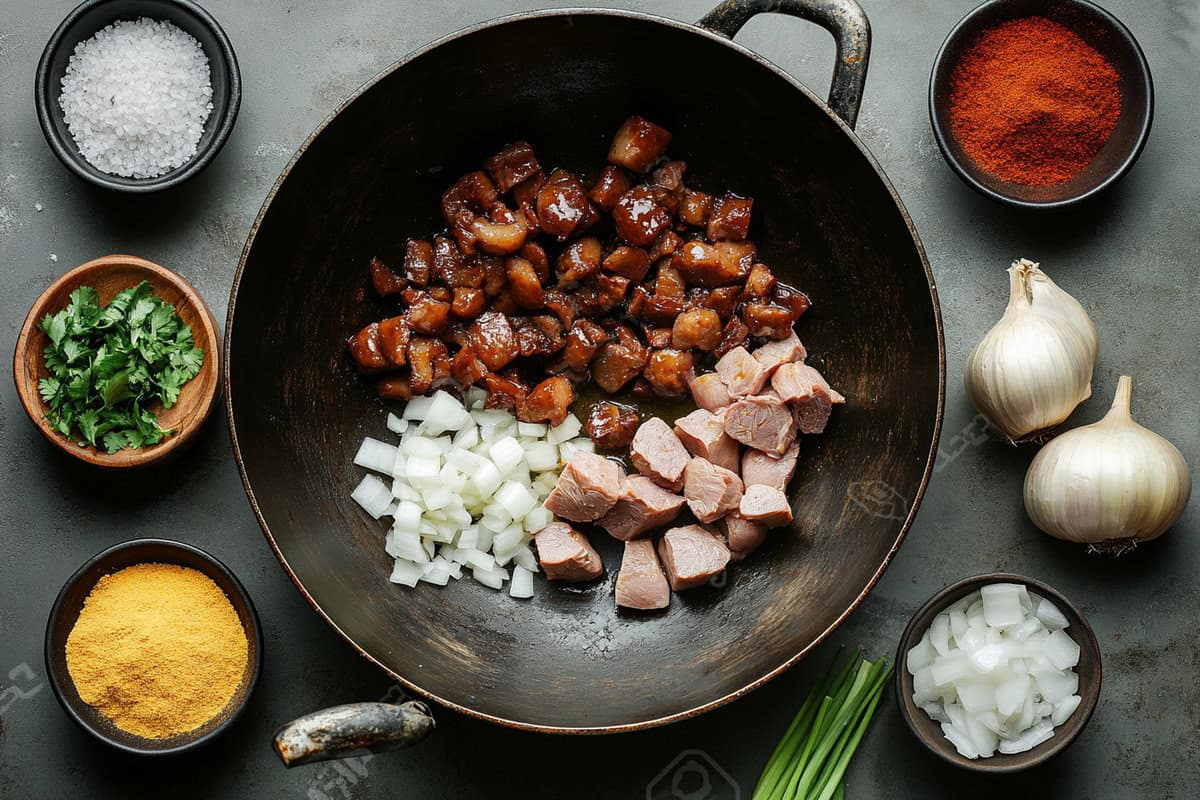 Ingredients for Tuslob Buwa