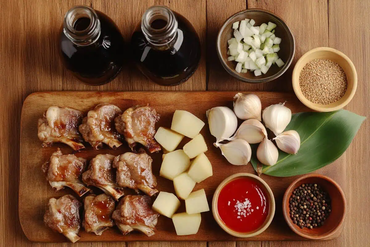 Ingredients for WALKMAN (Barbequed Pork Ears)
