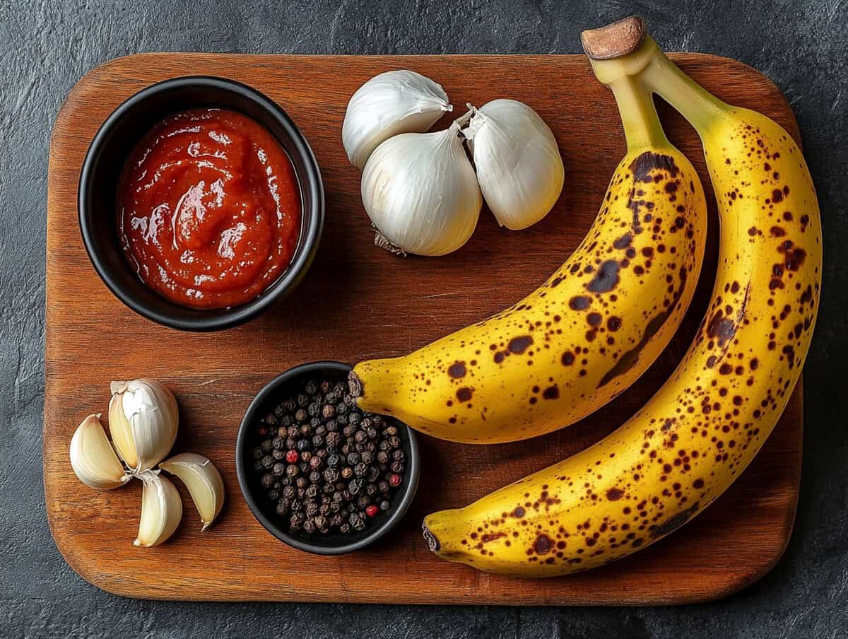 Ingredients for Homemade Banana Ketchup Recipe