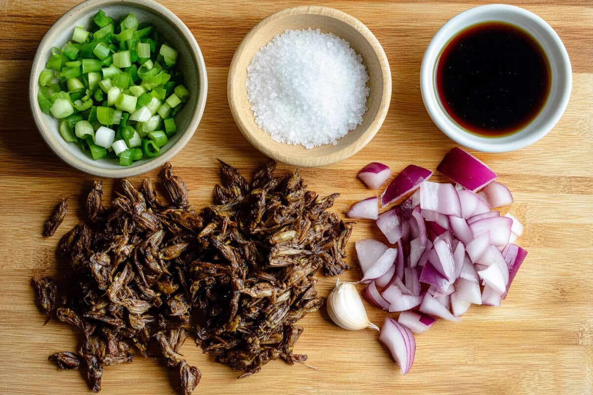 Ingredients for Fried Kamaru