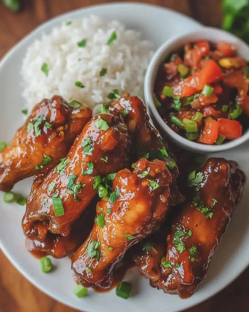 Crispy Adobo Chicken Wings