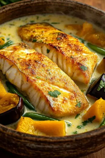 Ginataang Isda (Fish Fillet in Coconut Milk)