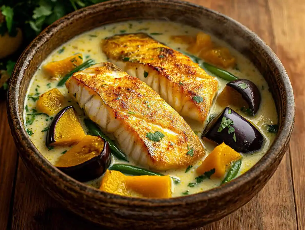 Ginataang Isda (Fish Fillet in Coconut Milk)