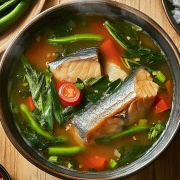 Authentic Sinigang na Bangus (Filipino Milkfish Sour Soup)