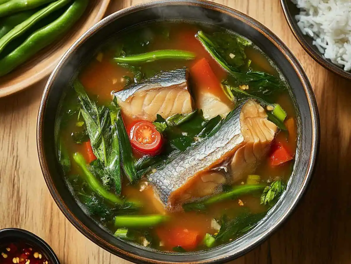 Authentic Sinigang na Bangus (Filipino Milkfish Sour Soup)
