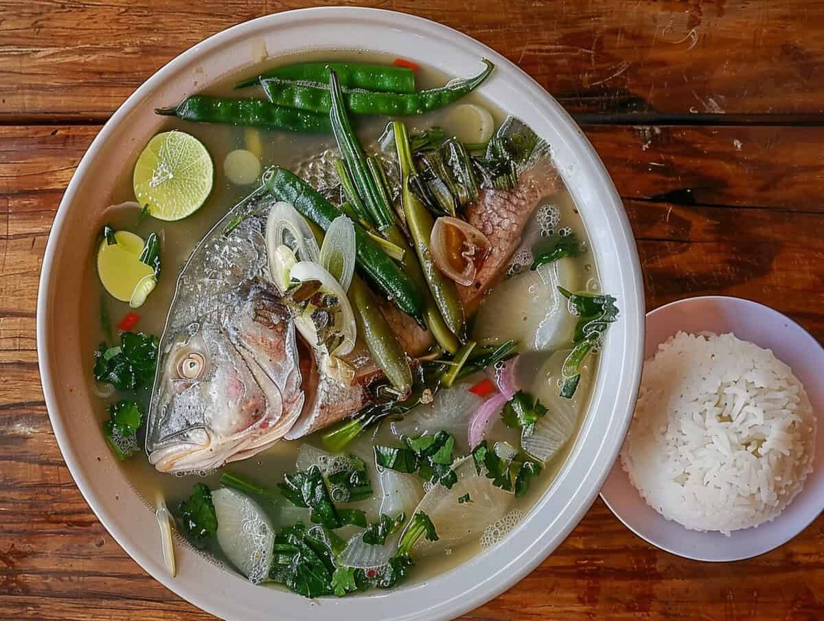 Sinigang na Tilapia with Gabi