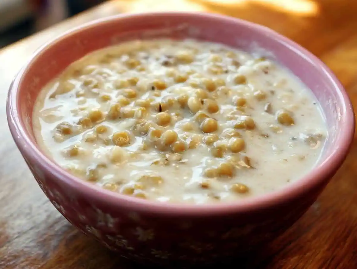 Ginataang Minatamis na Munggo (Sweet Mung Bean in Coconut Milk)