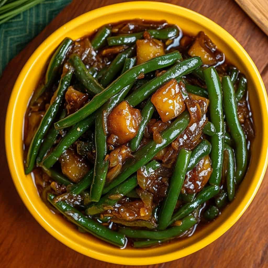 Ginisang Batong (Sautéed Long Green Beans)