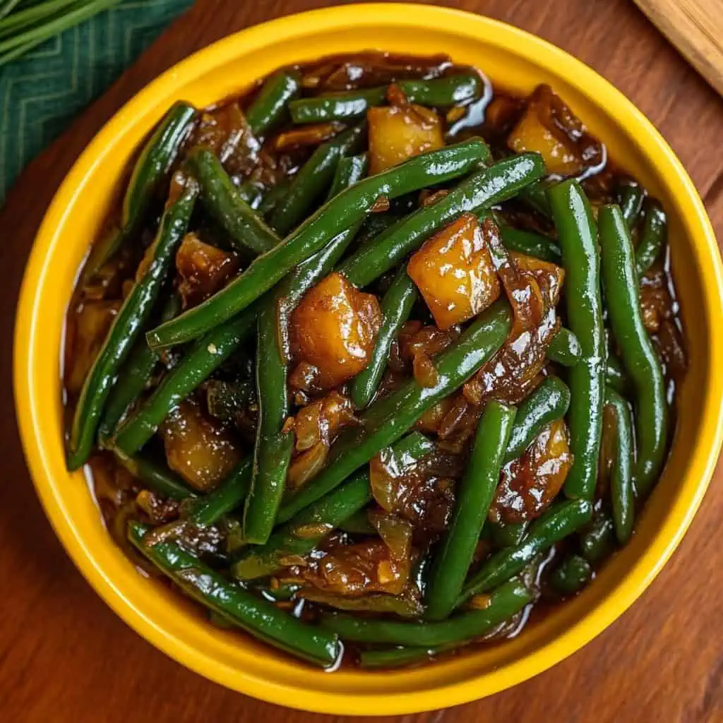 Ginisang Batong (Sautéed Long Green Beans)