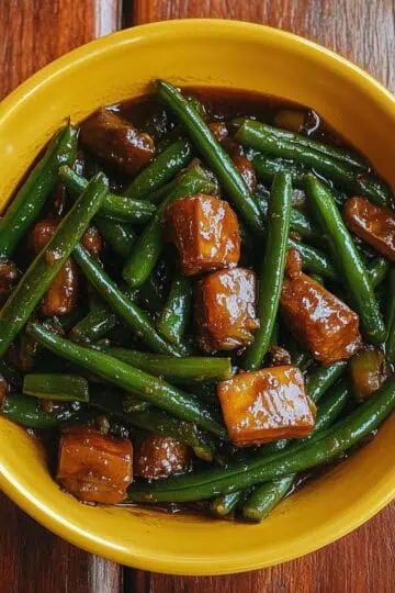 Ginisang Batong (Sautéed Long Green Beans)