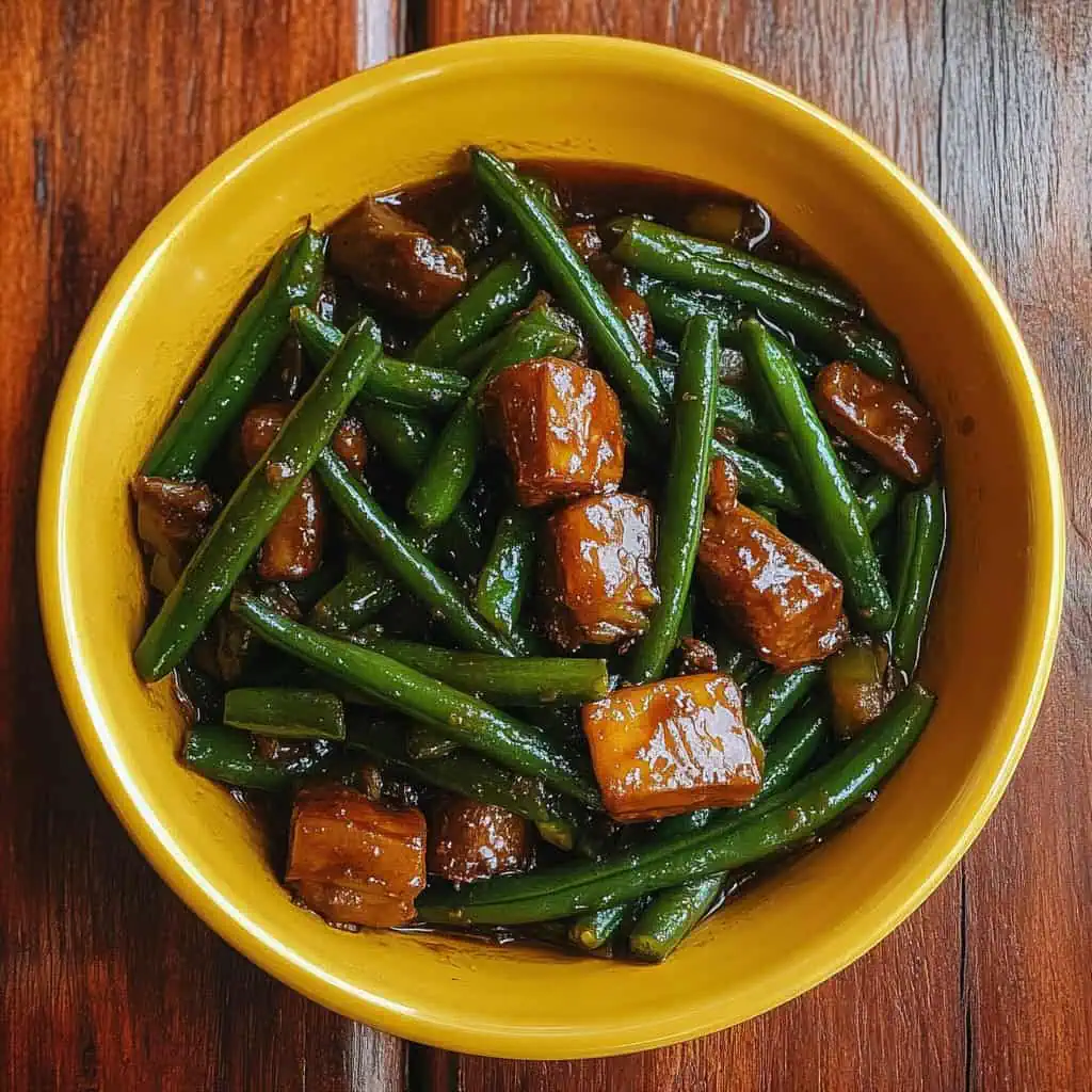 Ginisang Batong (Sautéed Long Green Beans)