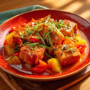 Sweet and Sour Tuna (Escabecheng Isda)