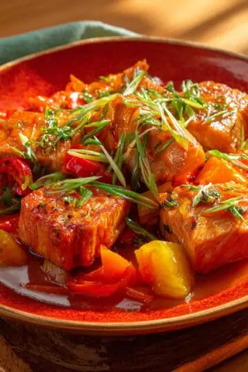 Sweet and Sour Tuna (Escabecheng Isda)
