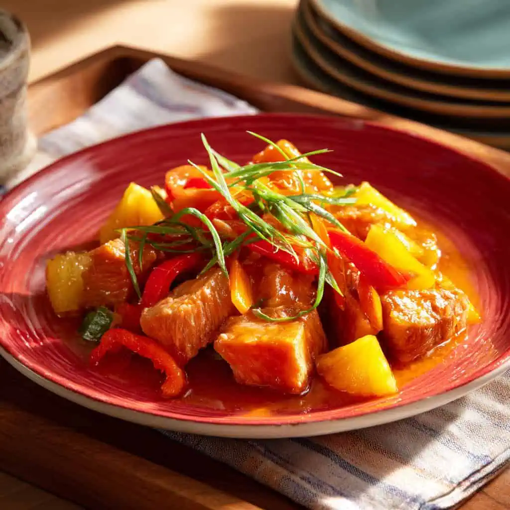 Sweet and Sour Tuna (Escabecheng Isda)