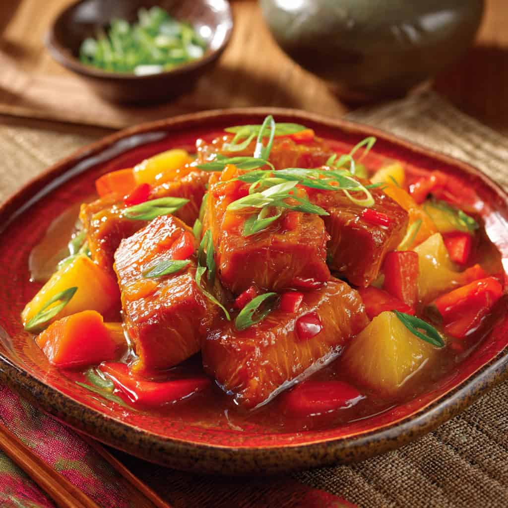 Sweet and Sour Tuna (Escabecheng Isda)