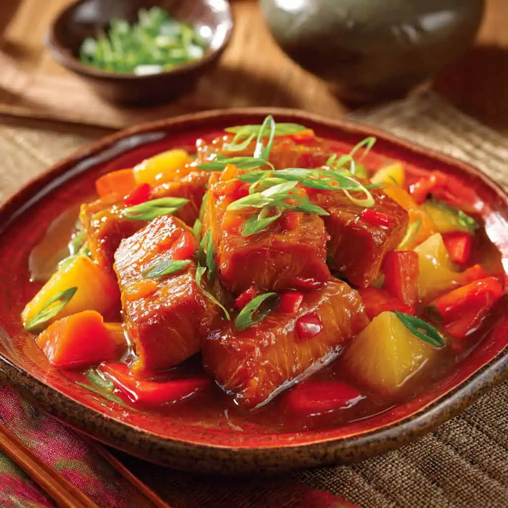 Sweet and Sour Tuna (Escabecheng Isda)
