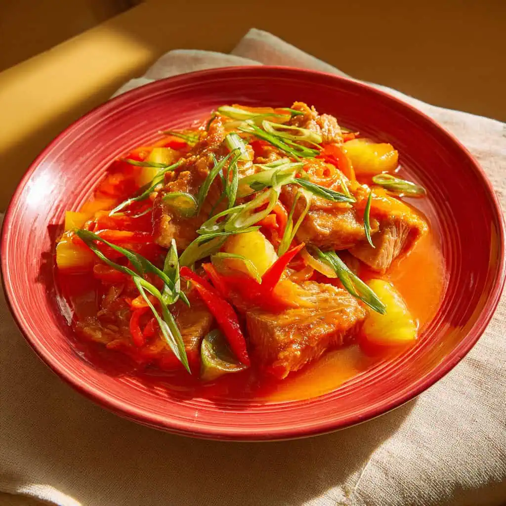 Sweet and Sour Tuna (Escabecheng Isda)