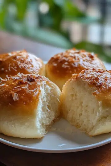 Pan De Coco (Filipino Coconut Bread Rolls)
