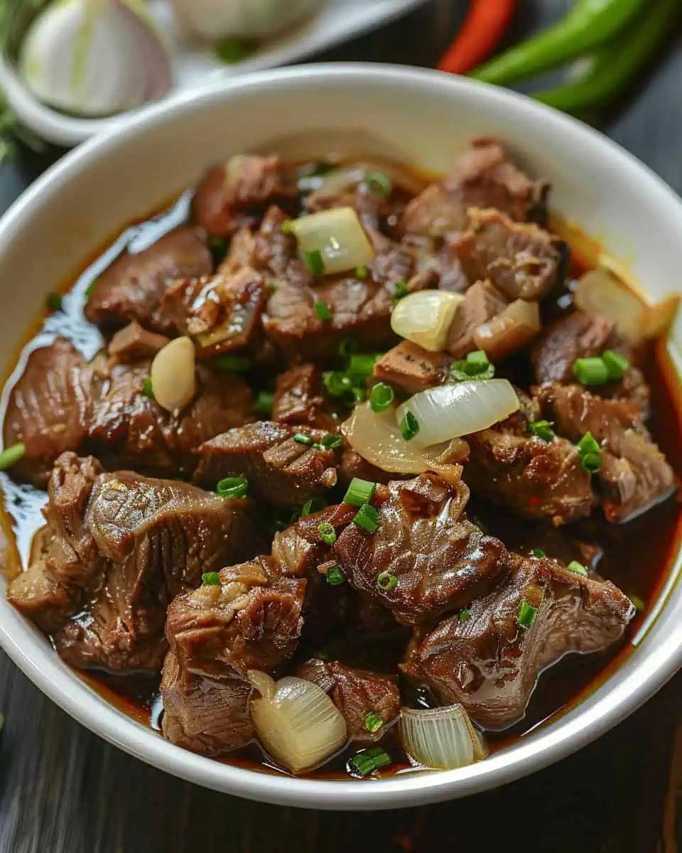 Kilawing Kambing (Roasted Goat in Vinegar and Ginger) 