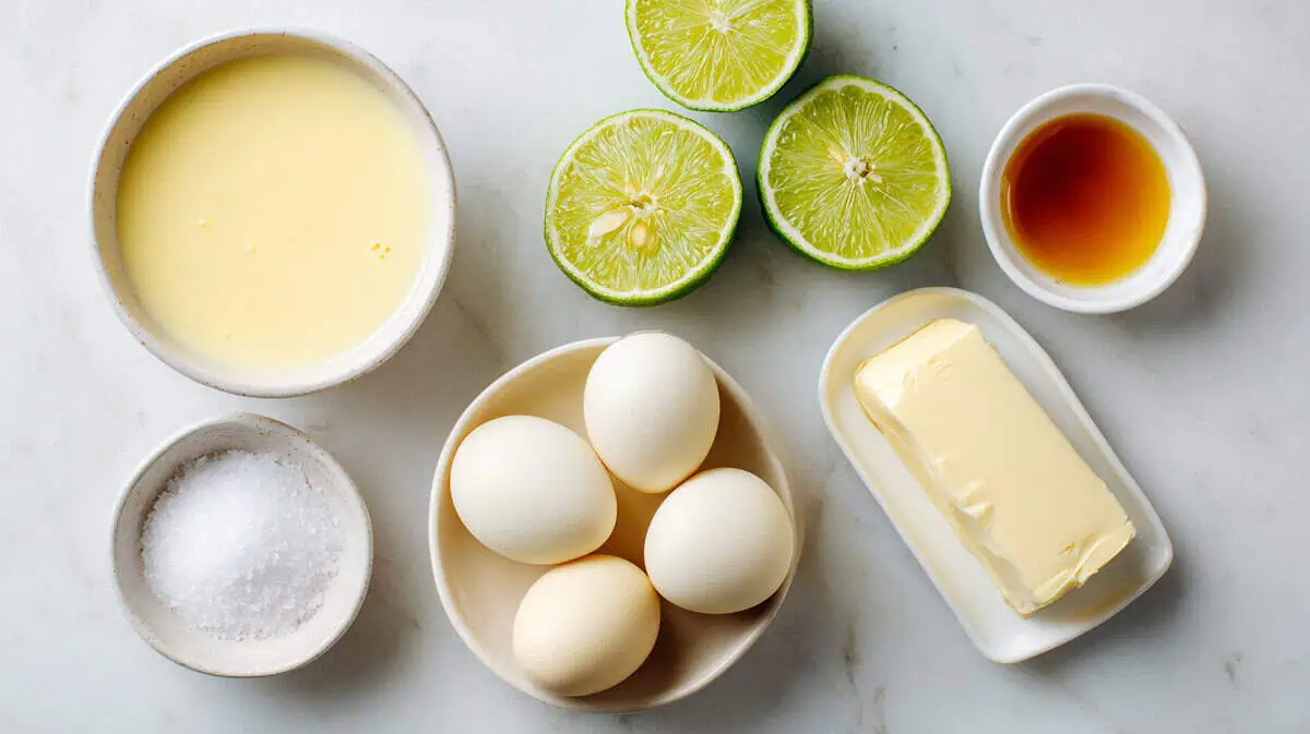 Ingredients for Homemade Yema Spread