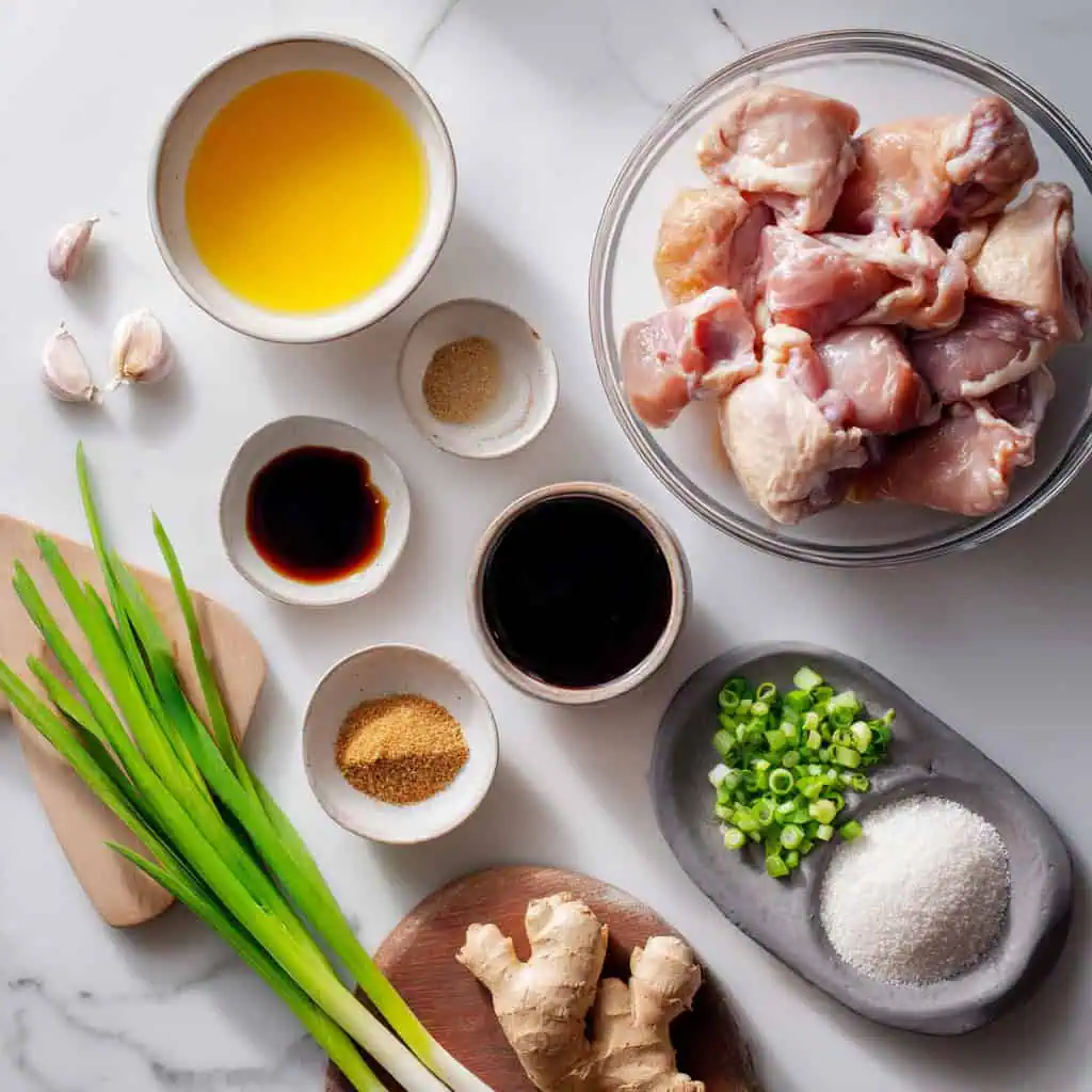 Ingredients for Calamansi Chicken (Filipino-Style Citrus Chicken)