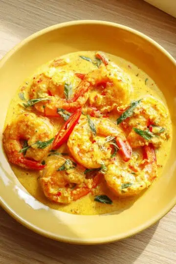Singapore-Style Salted Egg Shrimp Recipe