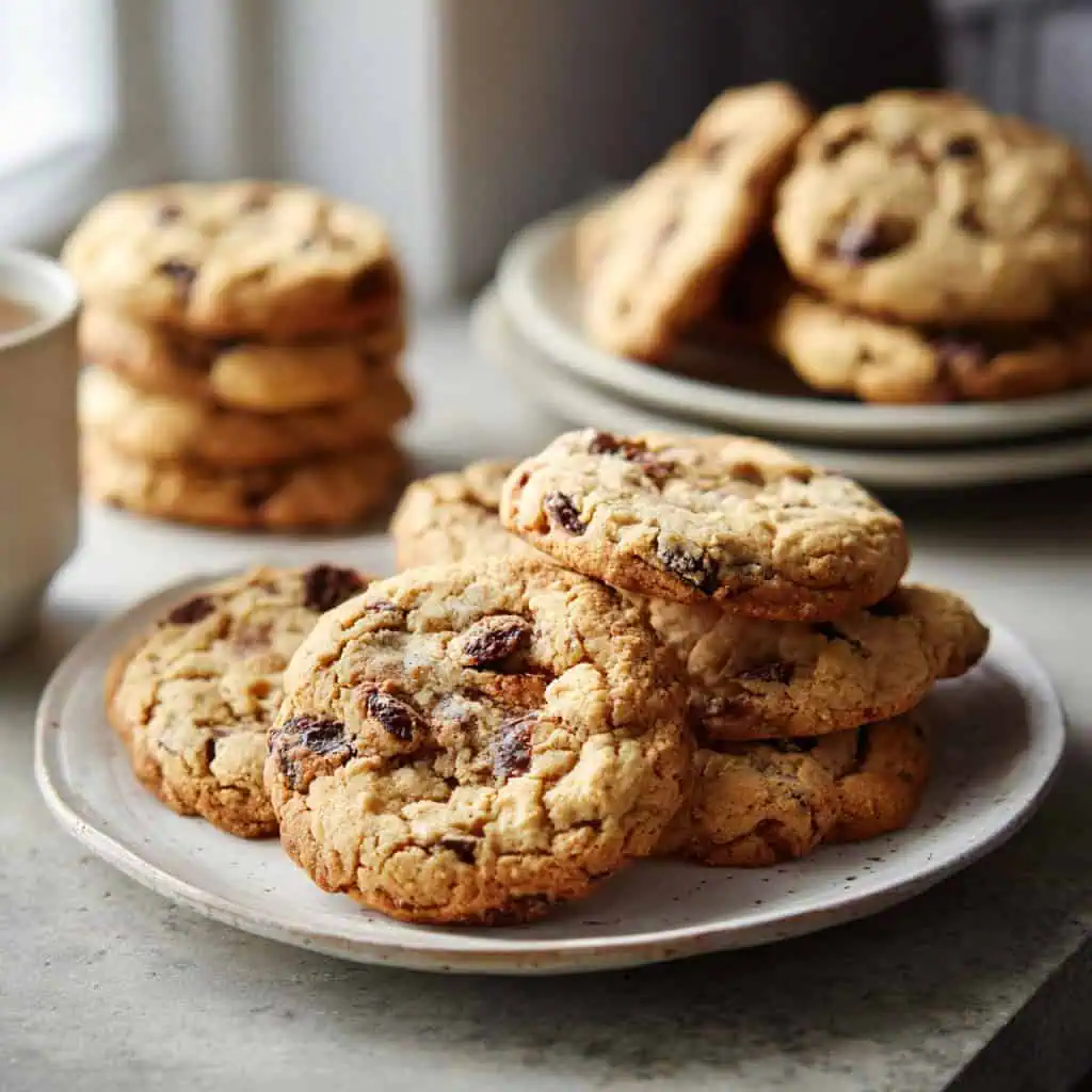 Drunk Santa Chocolate Chip Cookies